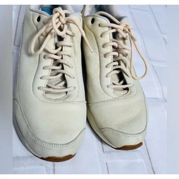 Rock-port DMX cream leather sneakers size 8.5 - Picture 4 of 9